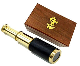THOR INSTRUMENTS 6 inch brass telescope ready for display and exploration