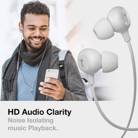 Thore Earbuds inline mic controls enable hands-free calls and quick playback adjustments.