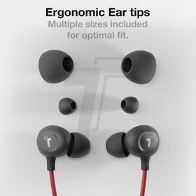 HD audio clarity and noise isolation from Thore lightning earphones.