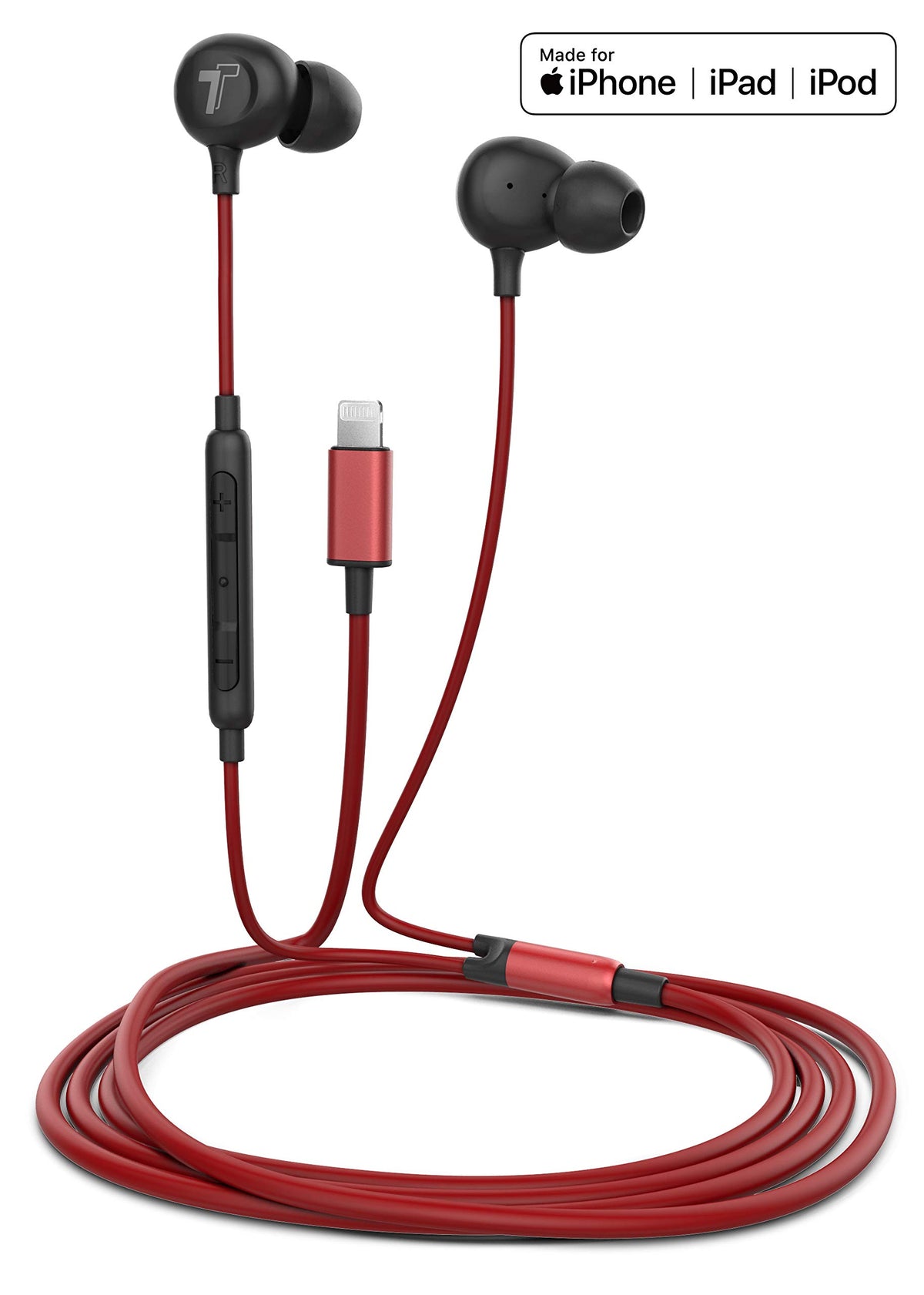 Thore earphones packaging highlighting a lifetime guarantee.