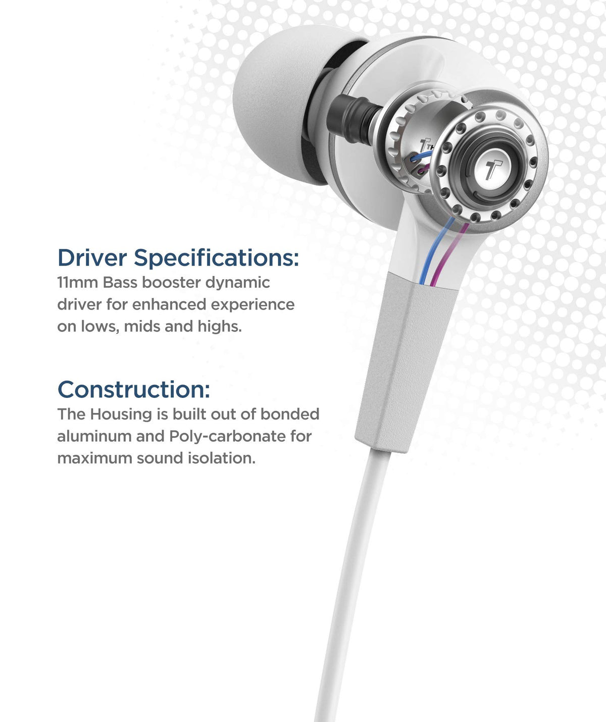 Thore iPhone Earphones Lightning connector for direct iPhone audio