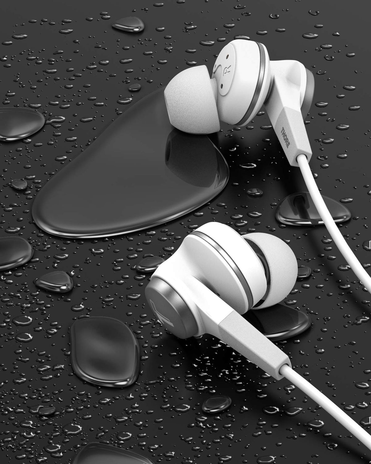 Thore iPhone Earphones proprietary TPU cord resists fraying
