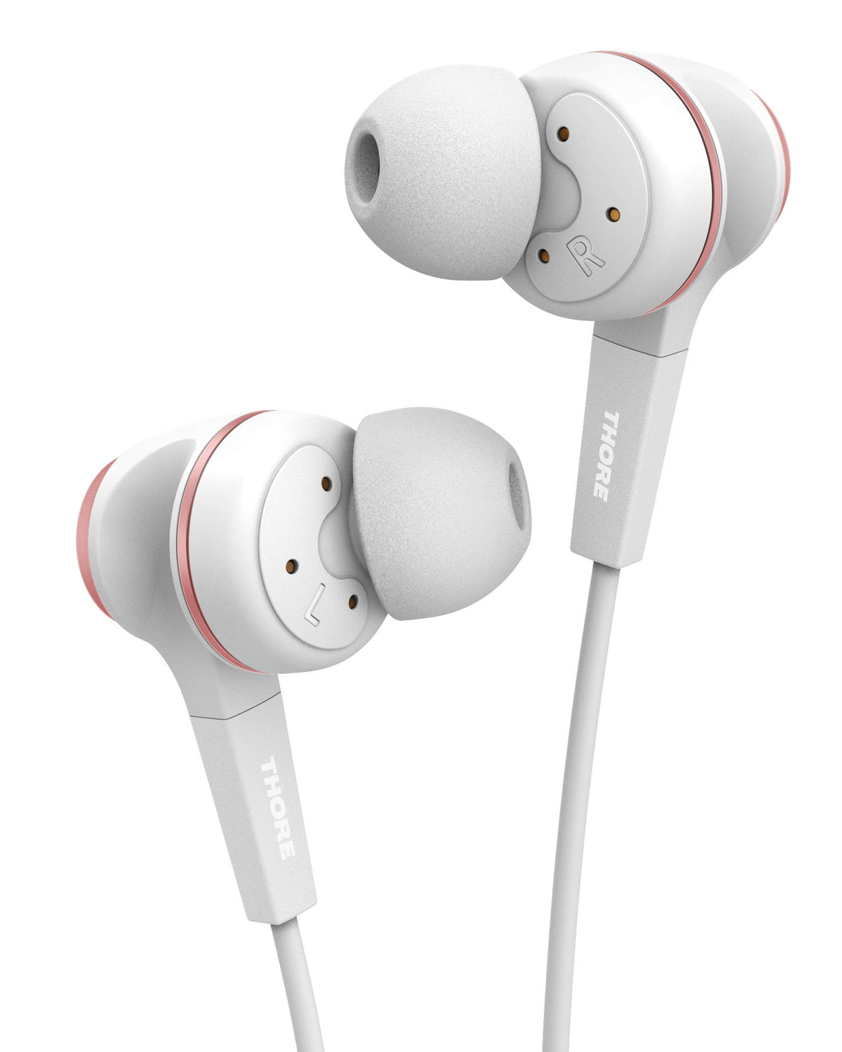 Thore iPhone Earphones V120 packaging and included accessories