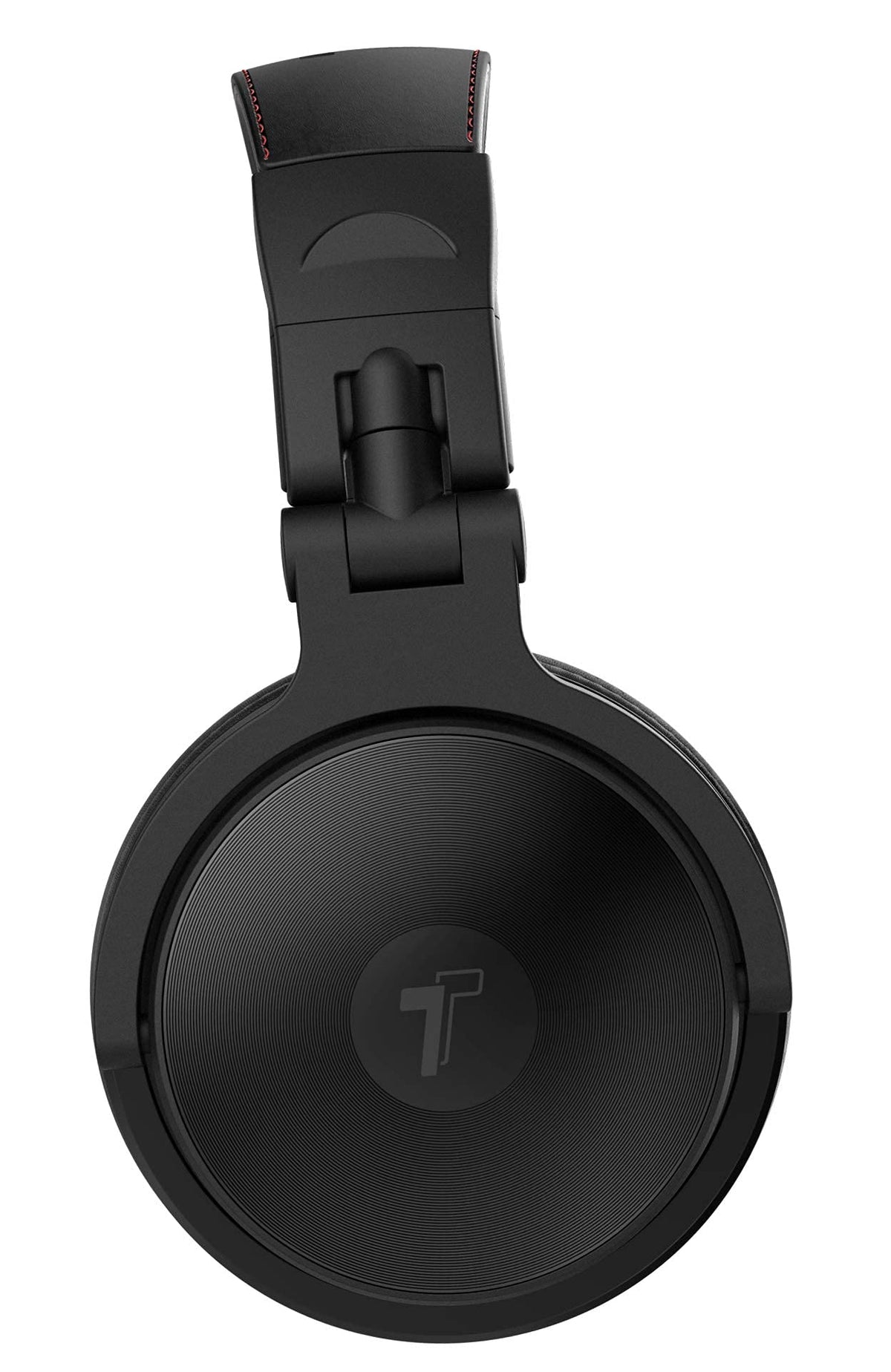 Thore V200 headband and earcup detail highlighting durable padding for long use