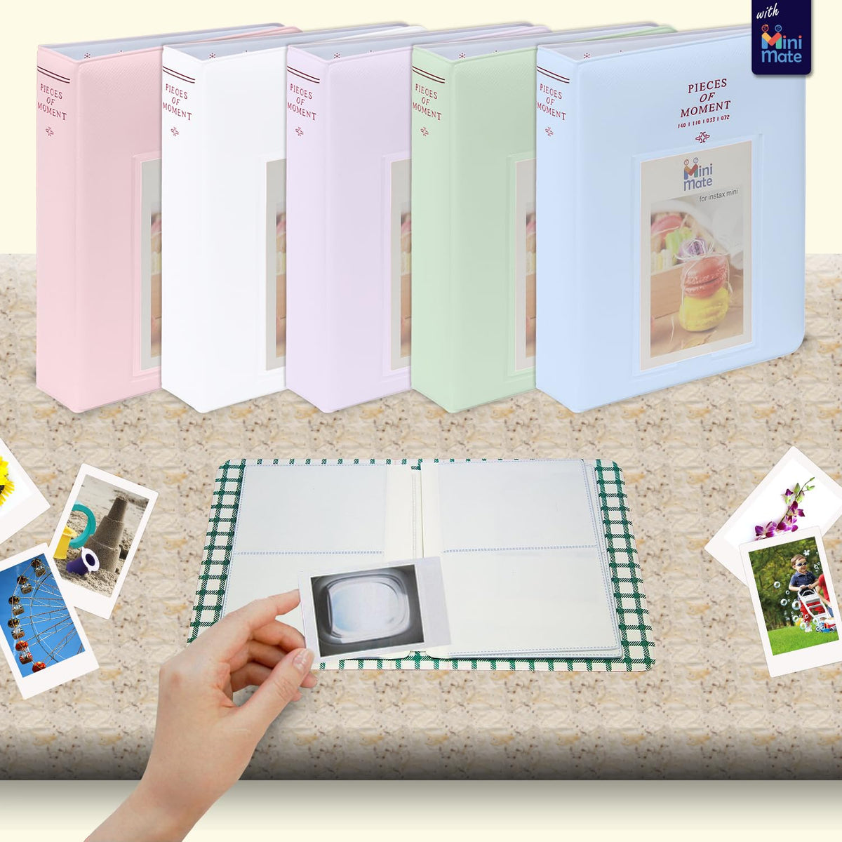 Three-inch table photo frames for desktop display