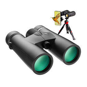 Three Triping 10x42 binoculars deliver crisp distant views for birdwatching and travel