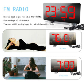 ThreeH Radio Clock sleep timer enables relaxing radio time before sleep.