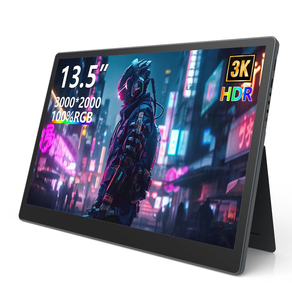 Thrygo portable monitor 13.5-inch front view for on-the-go work.