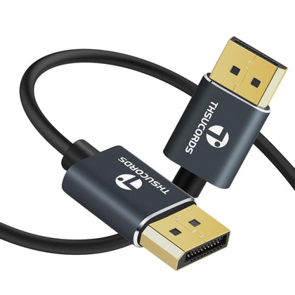 Thsucords 15ft DisplayPort cable with 8K60Hz support for immersive gaming