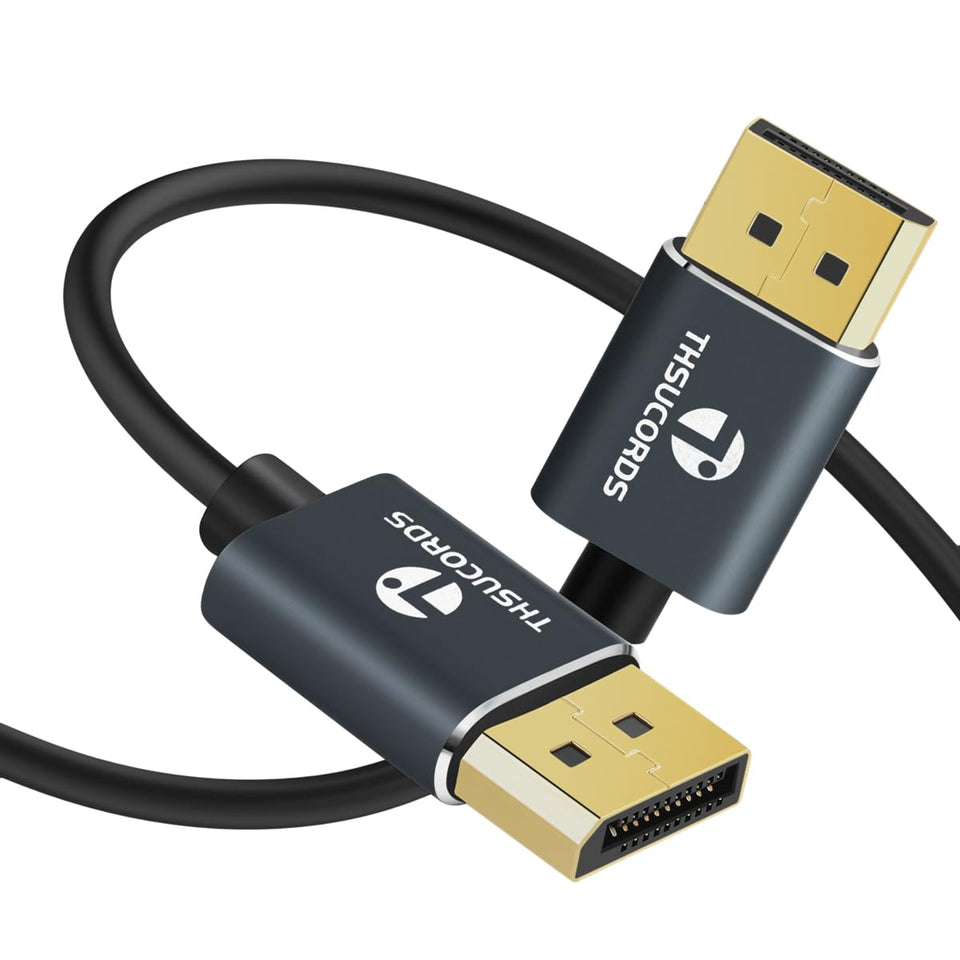 Thsucords 15ft DisplayPort cable with 8K60Hz support for immersive gaming