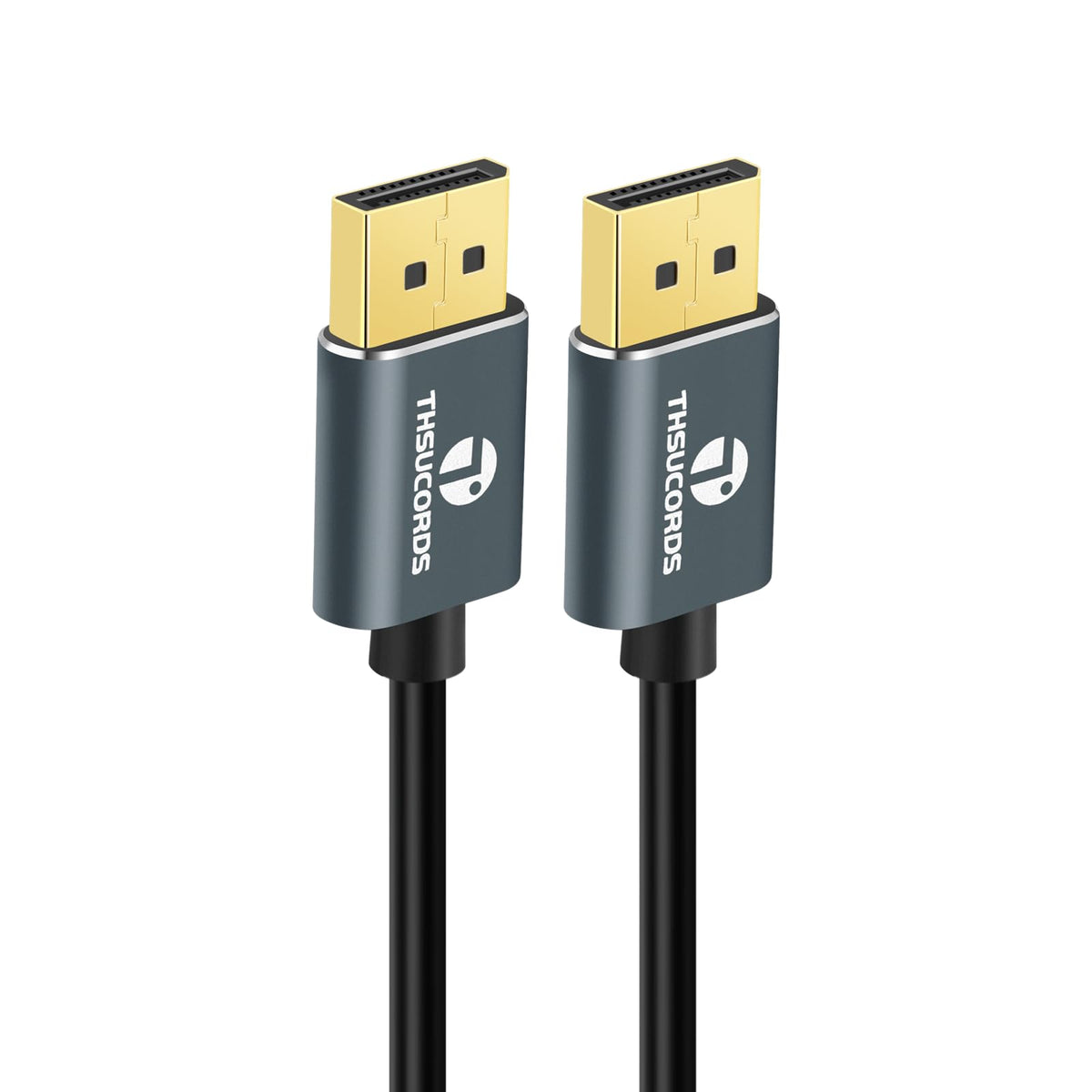 Thsucords cable connected to gaming monitor for high-refresh performance