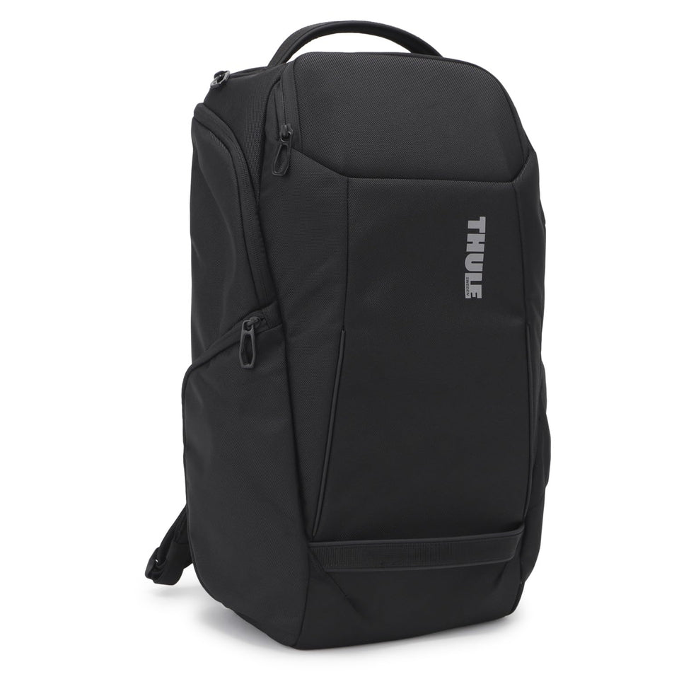 Thule Accent Backpack front view with organized pockets and streamlined silhouette.