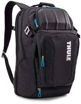 Thule Crossover 32L backpack front view showing sleek silhouette for everyday carry