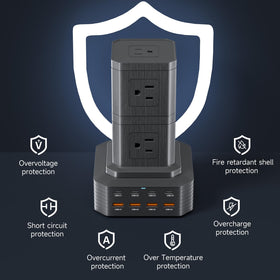 ThunderGo surge protection guards your devices during power spikes.