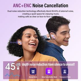 Thunelec earbuds seated in open case demonstrating neat storage and fast charging