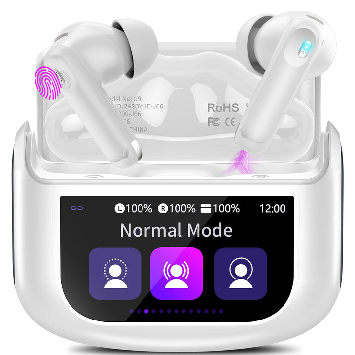 Thunelec front view charging case showing sleek design and easy access benefits