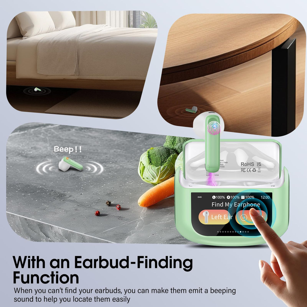 Thunelec full-color touch screen enables quick one-tap control.