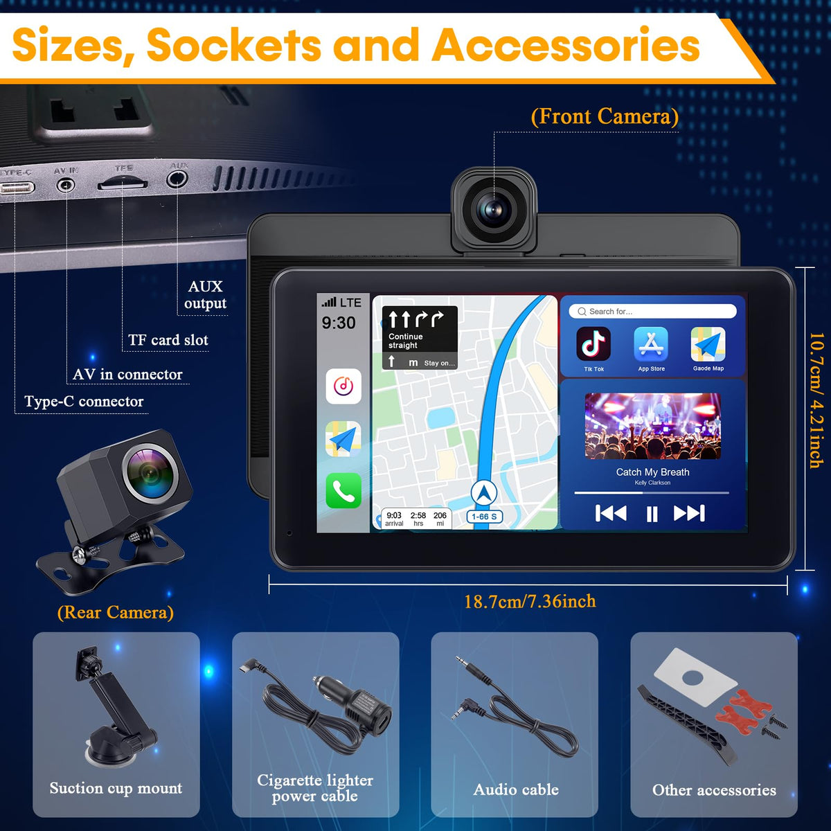 Thybro upgrade for older cars adds modern navigation and backup features.