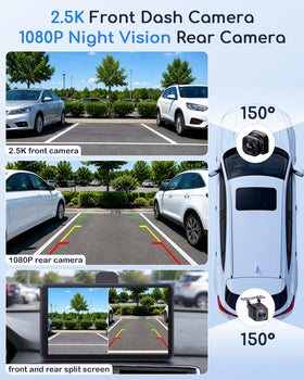 Thybro rear camera 1080p night vision improves backup visibility.