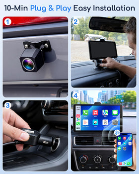 Thybro wireless CarPlay and Android Auto on the dash simplify maps and music.