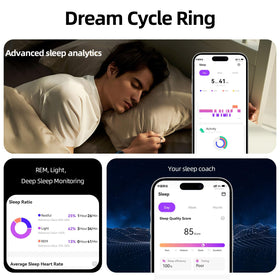 TIAZUUX ring on finger with scale comparison to show lightweight, everyday wearability