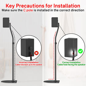 tiebutie speaker on stand in media room improving surround placement and clarity