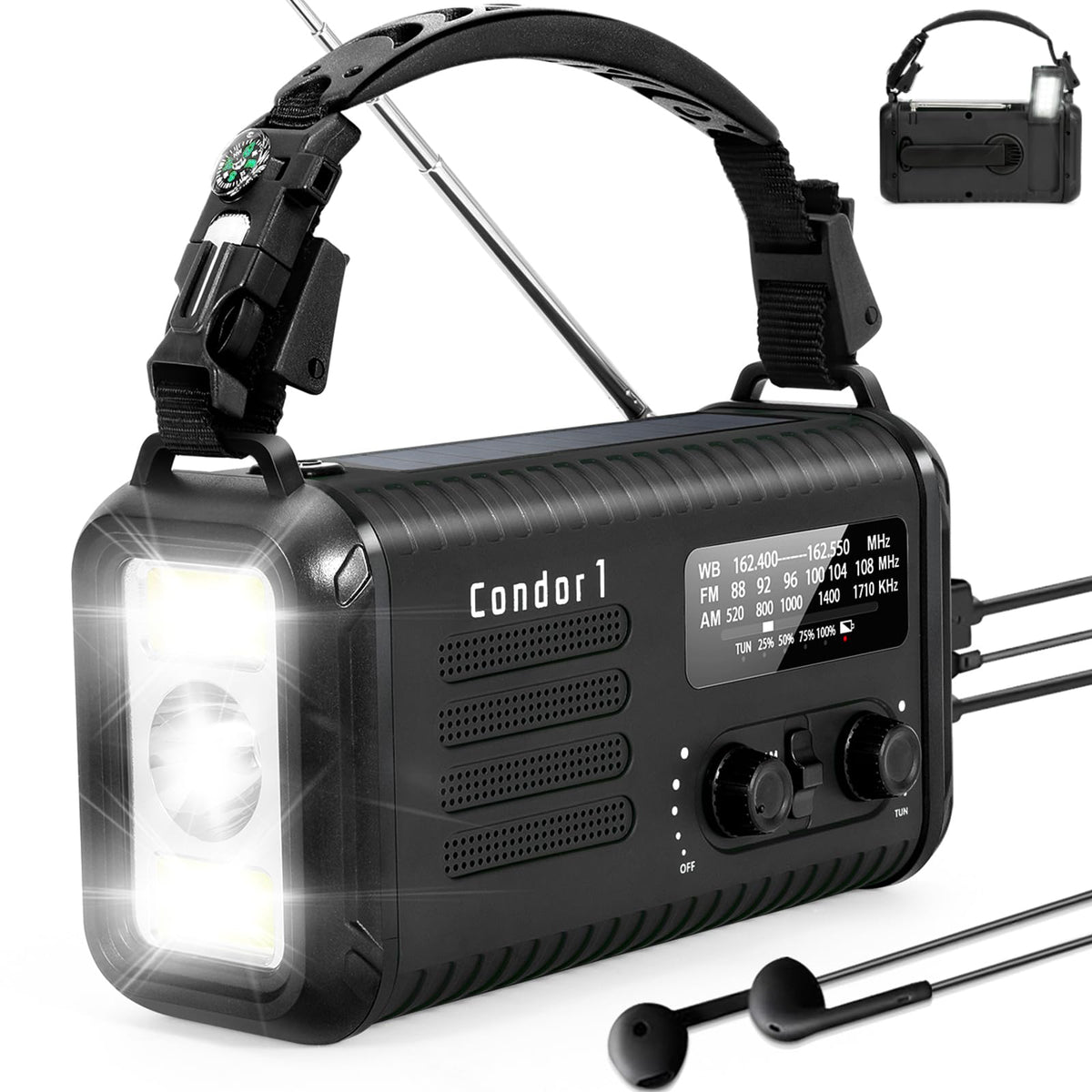 Tiemahun Condor 1 front view for reliable weather alerts