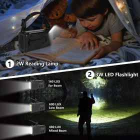 Tiemahun Condor 1 reading lamp lights campsite or desk