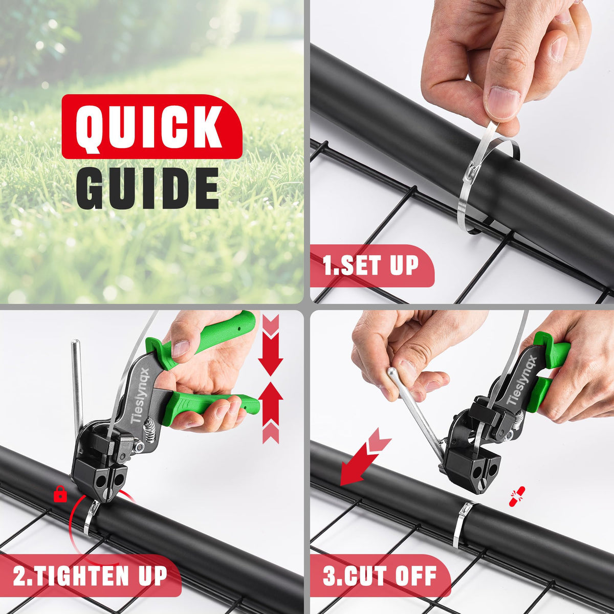 TiesLynqx stainless ties securing exhaust pipe for high-temperature durability