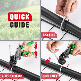 TiesLynqx stainless ties securing exhaust pipe for high-temperature durability