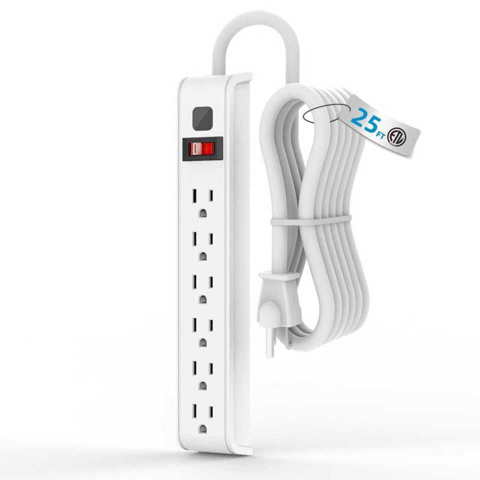 TiFFCOFiO front view showing six outlets and compact design for convenient power