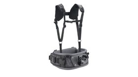 Tilta vest front view showing padded straps and ergonomic support to reduce arm fatigue