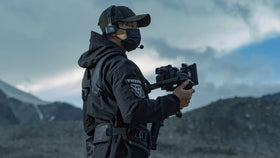 Tilta vest packed compact for travel highlighting lightweight portability and quick setup