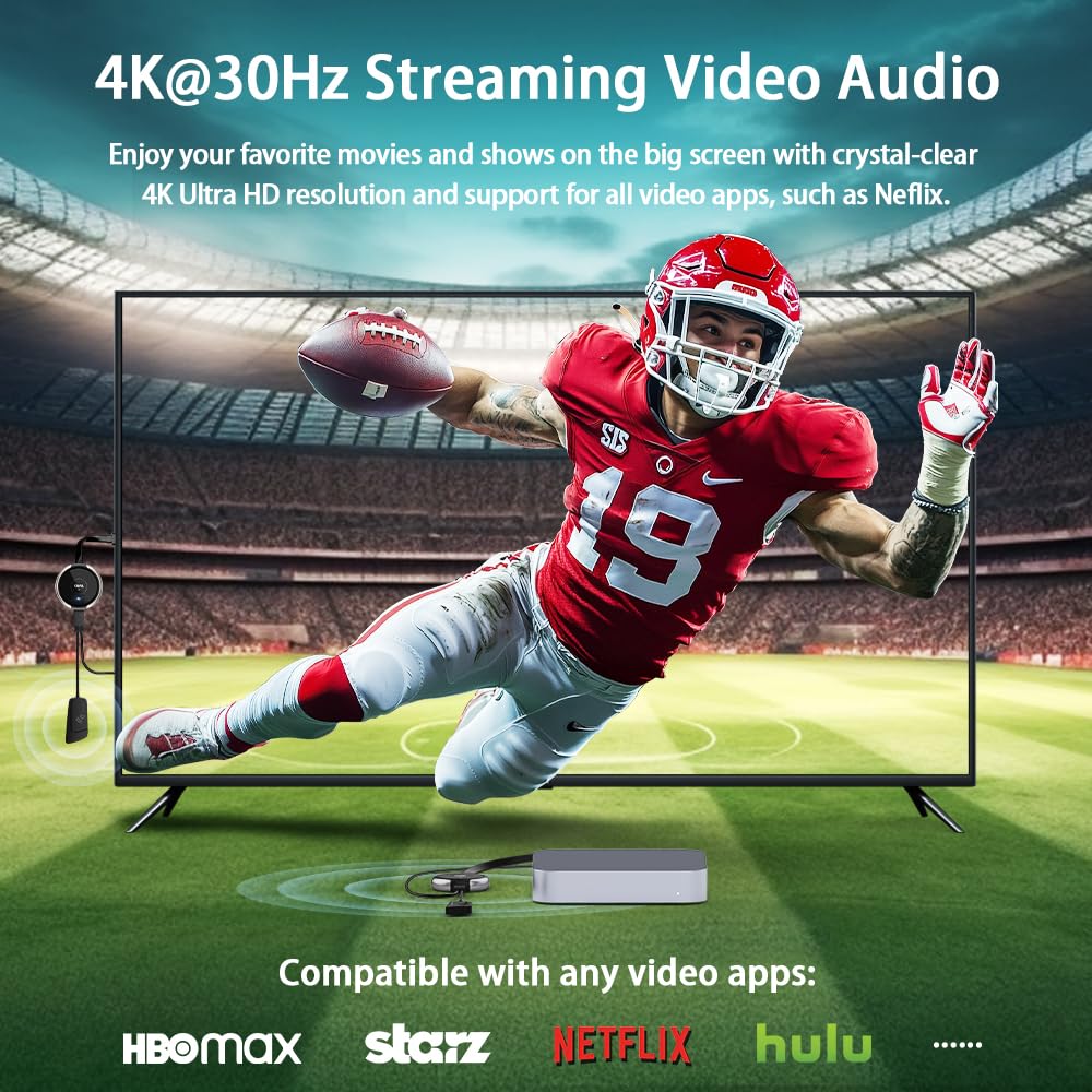 TIMBOOTECH 4K-30hz setup delivering crisp imagery on a large screen.