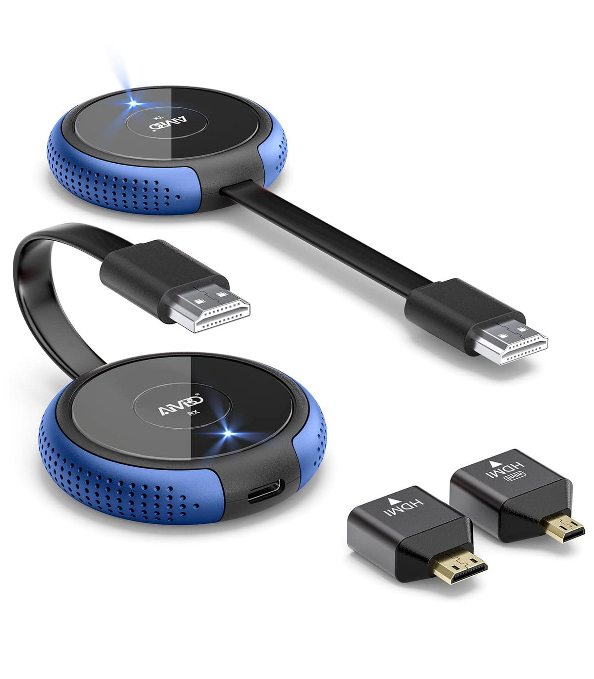 TIMBOOTECH wireless HDMI transmitter setup for quick TV screen mirroring.