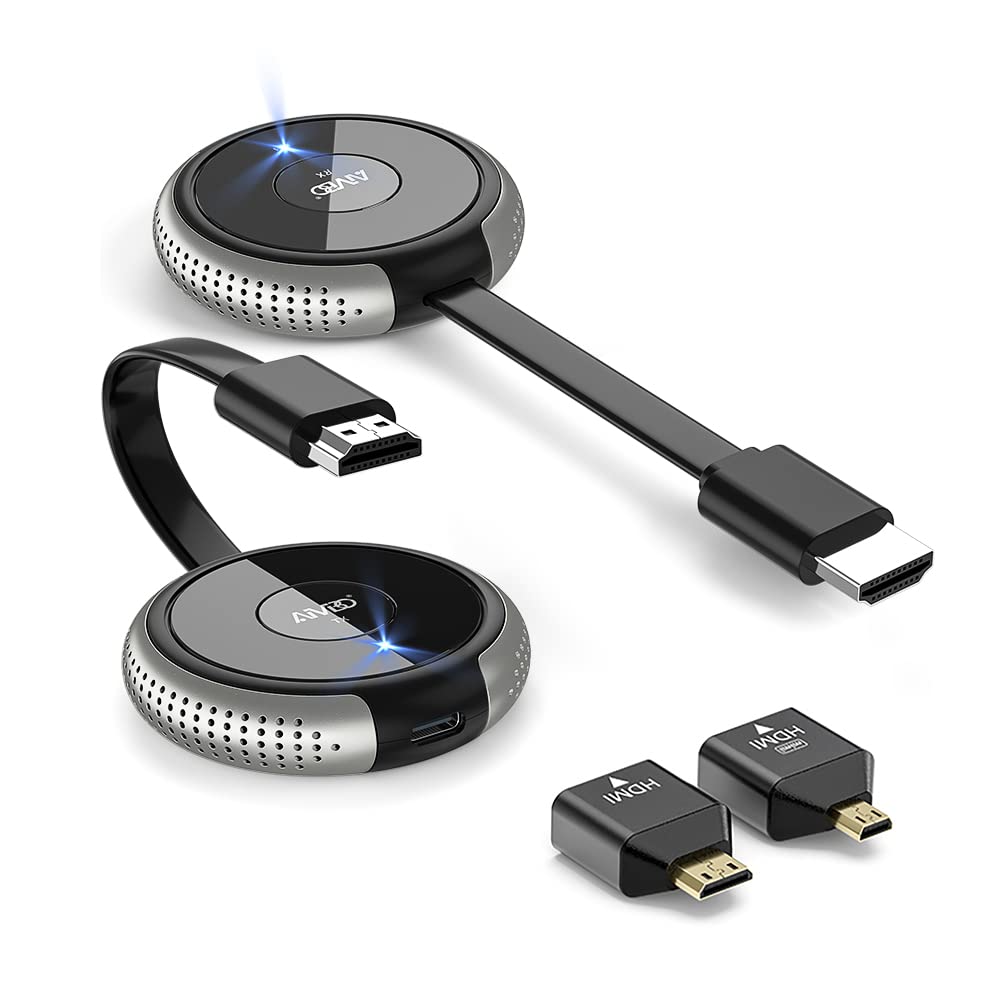 TIMBOOTECH wireless HDMI transmitter enabling seamless screen sharing in a living room.