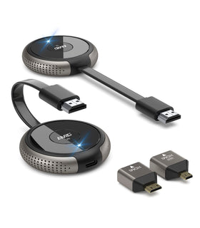 TIMBOOTECH wireless HDMI transmitter enabling 4K streaming to a large screen