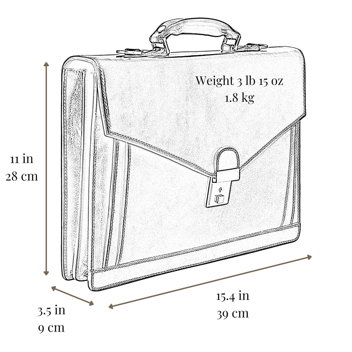 Time Resistance briefcase in its gift box for elegant unboxing.