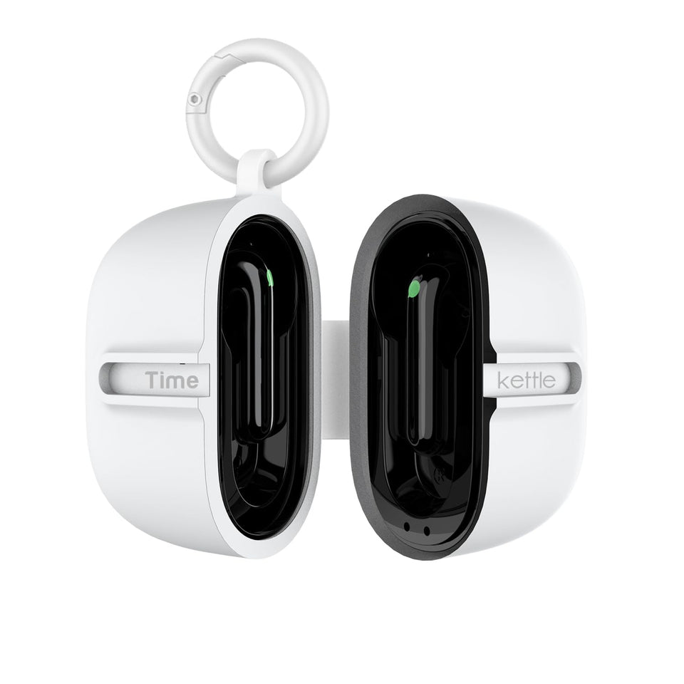 Timekettle protective case front view showing slim profile and improved grip benefit