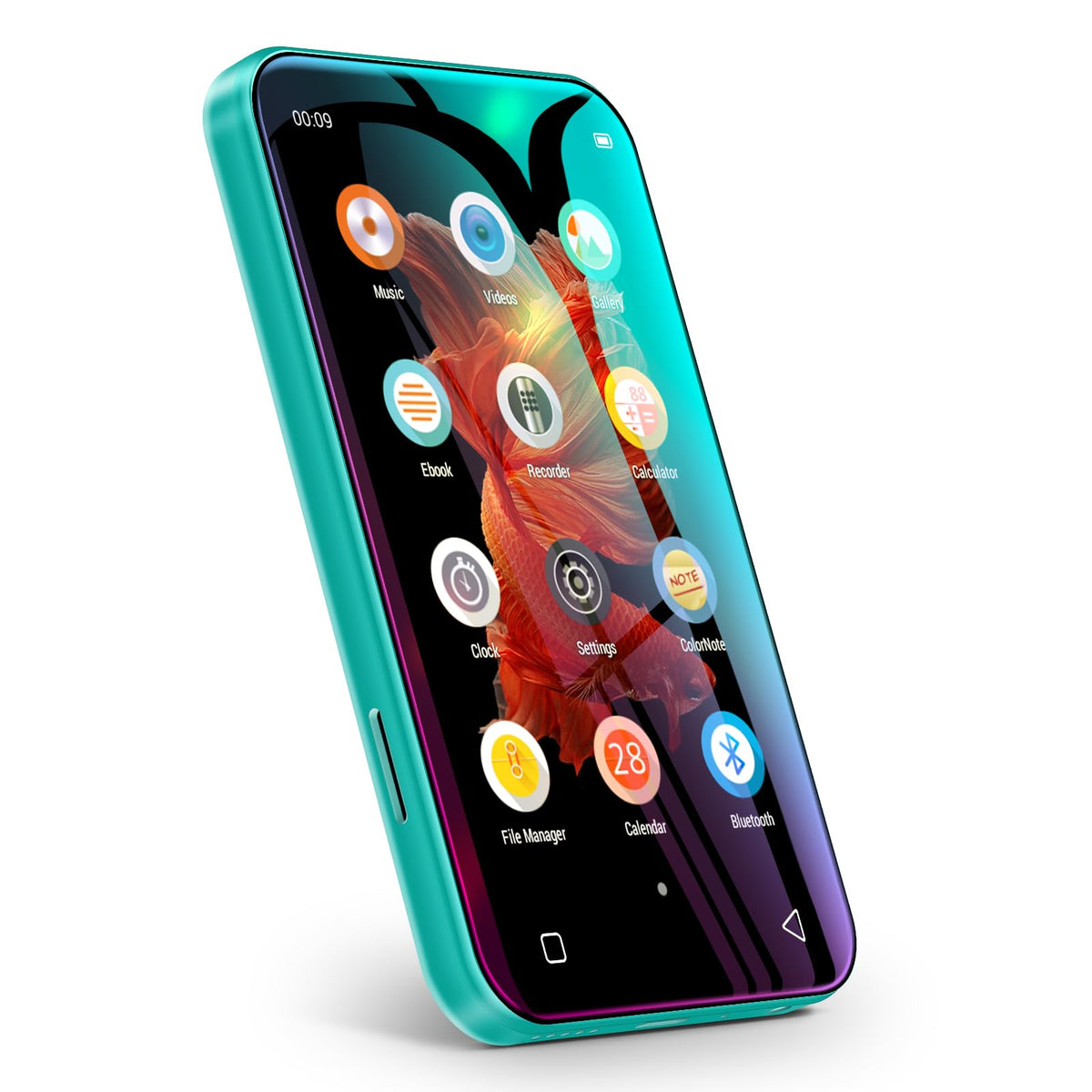 TIMMKOO Q3E front view showing touchscreen and compact design benefit portability
