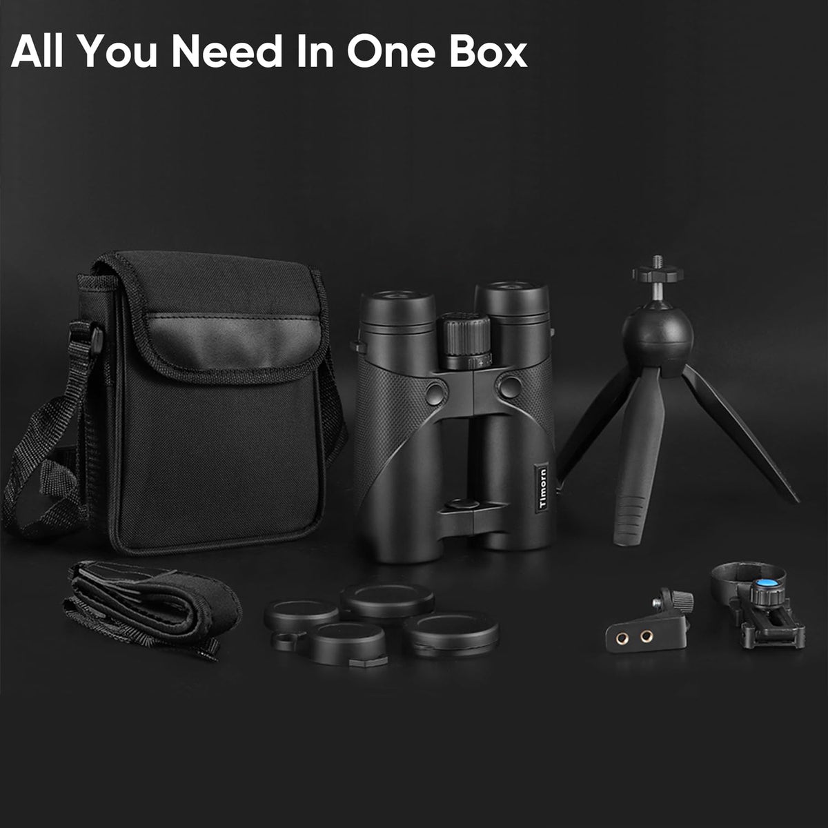 Timorn HD 8x42 protective case and accessories storage.