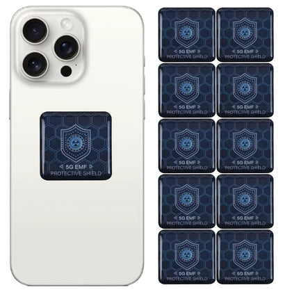 Timpa Innovation front packaging showing ten protection stickers and branding benefit of multi-device coverage