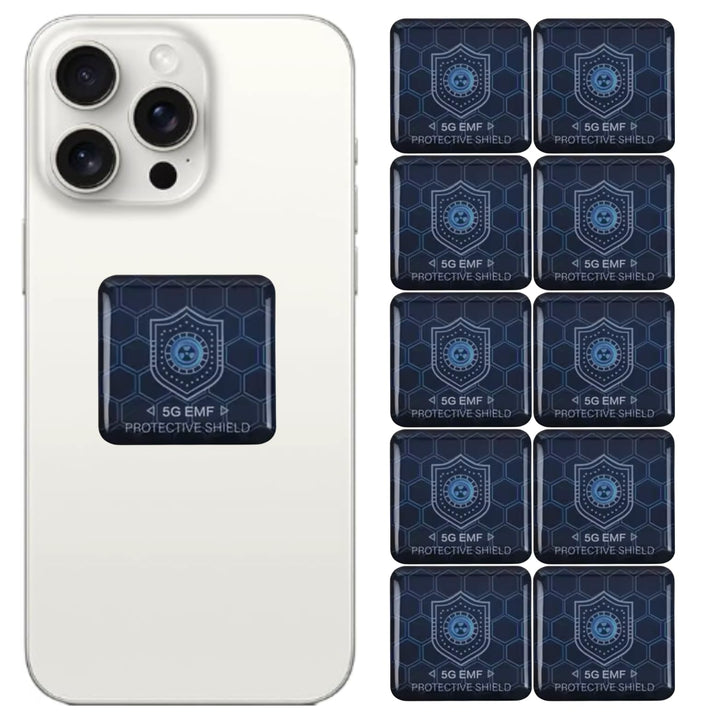 Timpa Innovation front packaging showing ten protection stickers and branding benefit of multi-device coverage