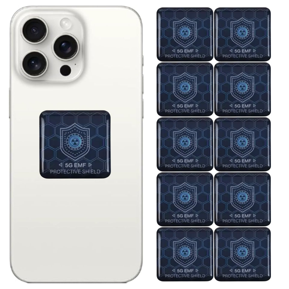 Timpa Innovation front packaging showing ten protection stickers and branding benefit of multi-device coverage