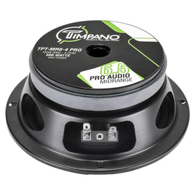 Timpano car-door installation image with shallow mount supports compact, clean door fit.
