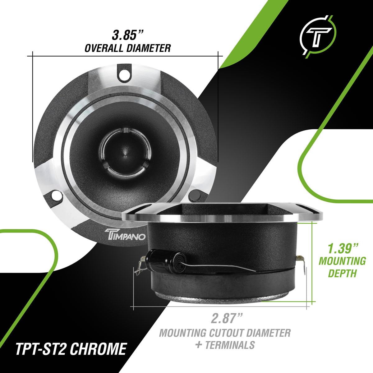 Timpano chrome finish bundle adds stylish look to car audio