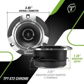 Timpano chrome finish bundle adds stylish look to car audio
