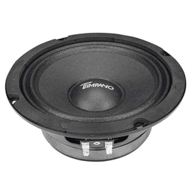 Timpano pro-audio midrange speaker assembly emphasizes durable ferrite magnet and robust voice coil.