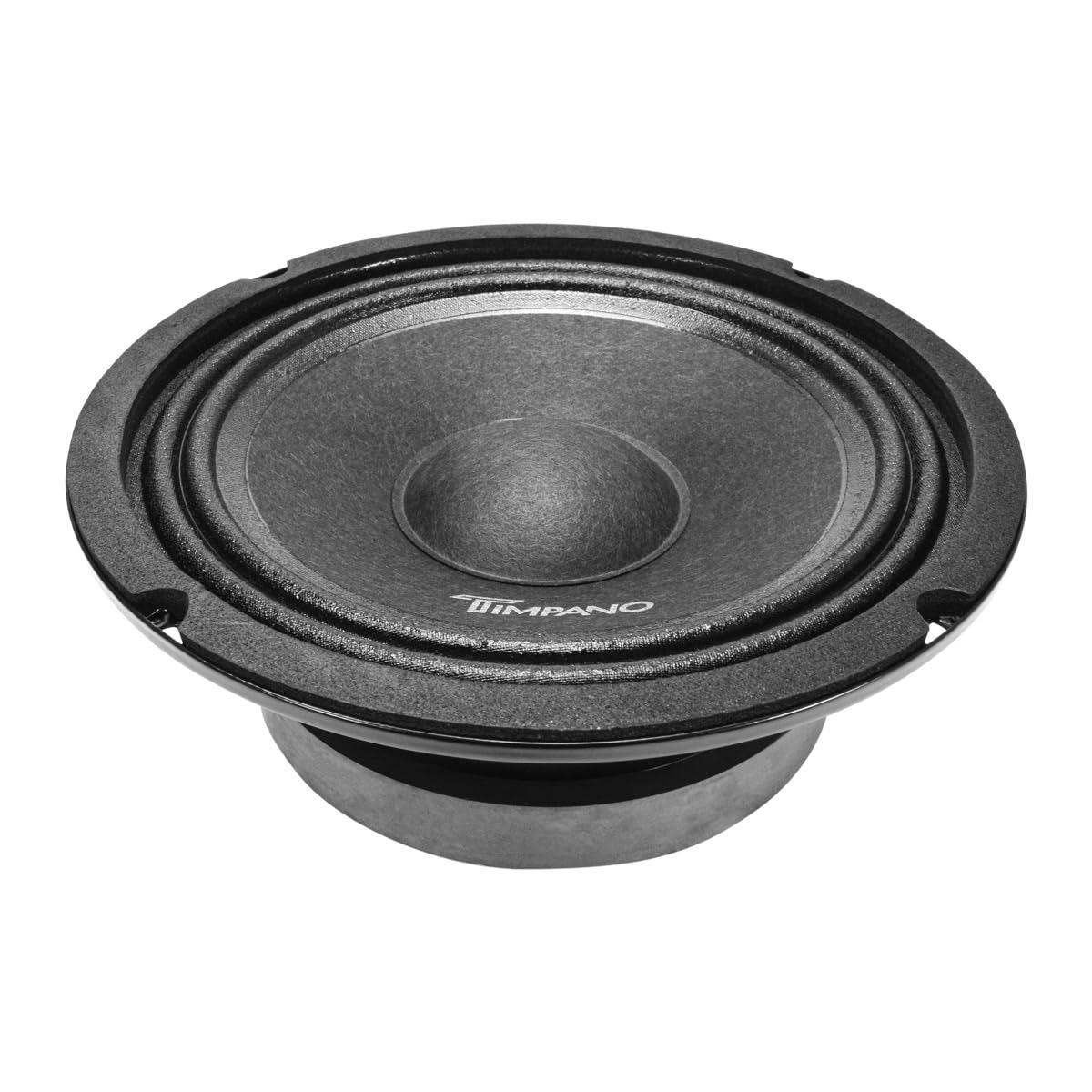 Timpano installed in car door to show fit and improved sound staging