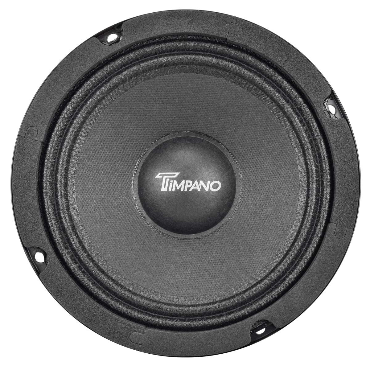 Timpano 6.5-inch midrange speaker front view highlights crisp vocals and dynamic mids.